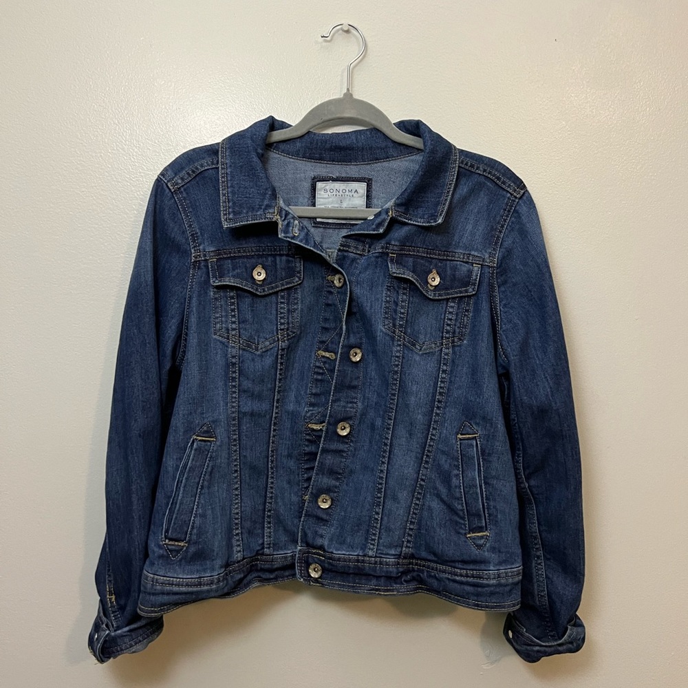 Large jean jacket